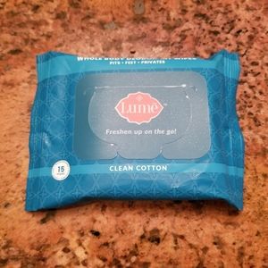 Lume Whole Body Deodorant Wipes - Clean Cotton